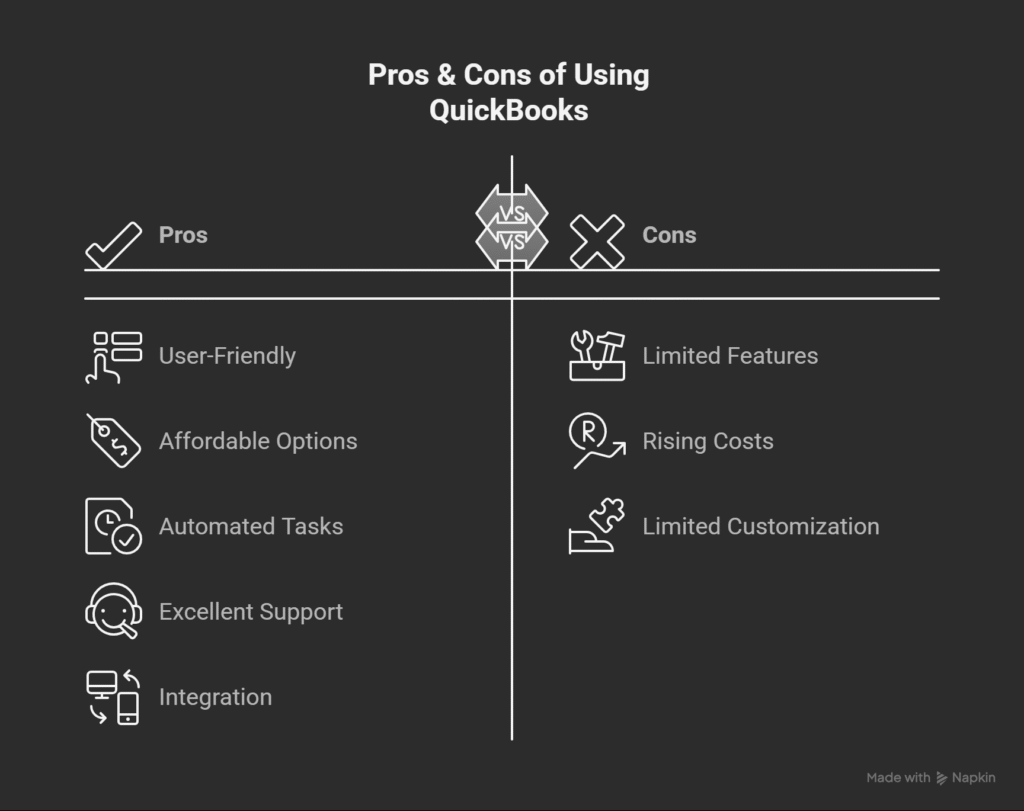 Pros & Cons of Using QuickBooks