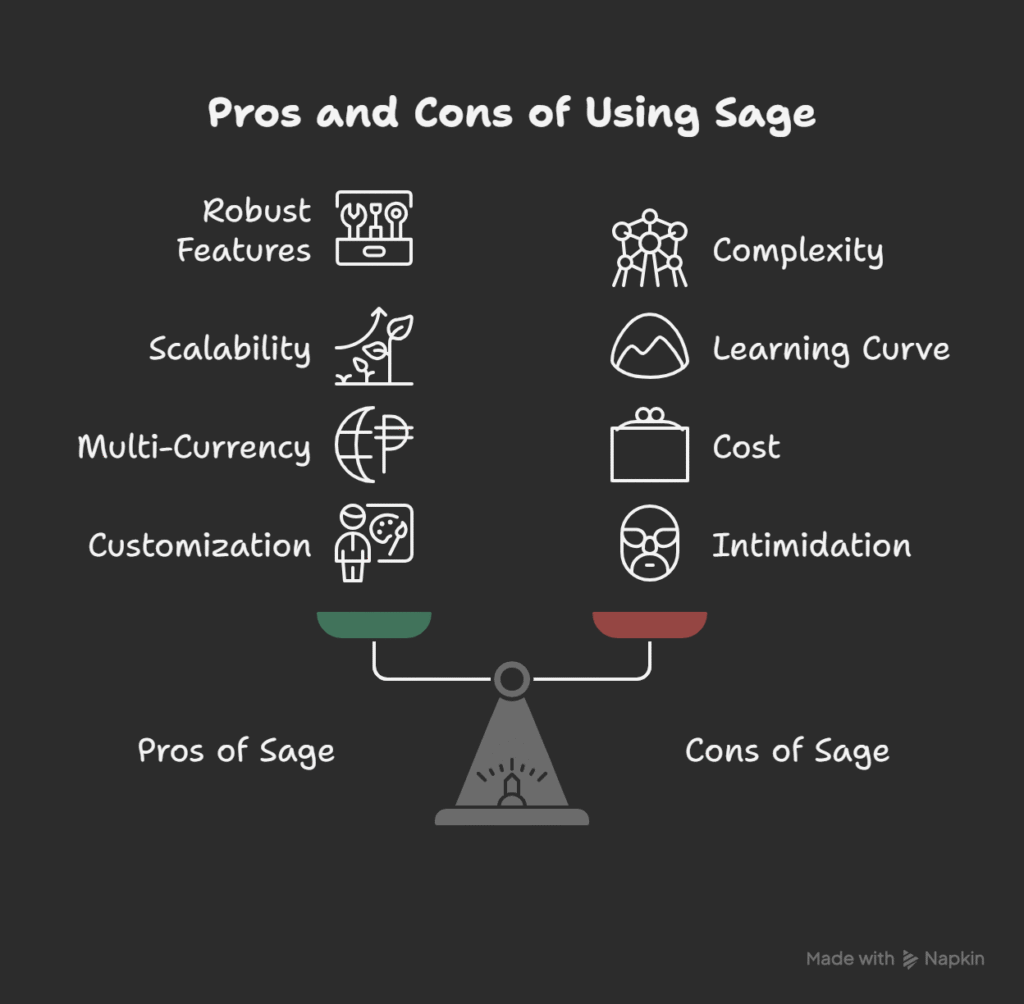 Pros & Cons of Using Sage