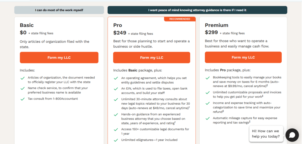 LegalZoom Pricing