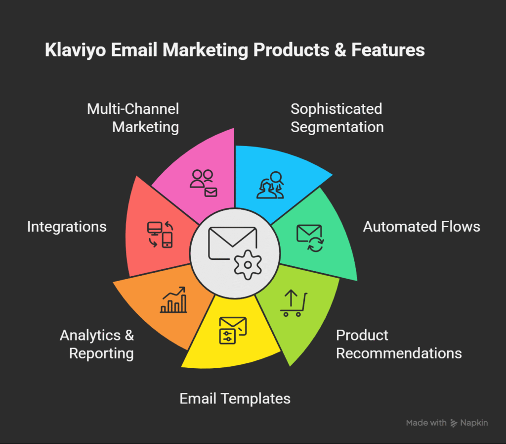 Klaviyo Email Marketing Products & Features