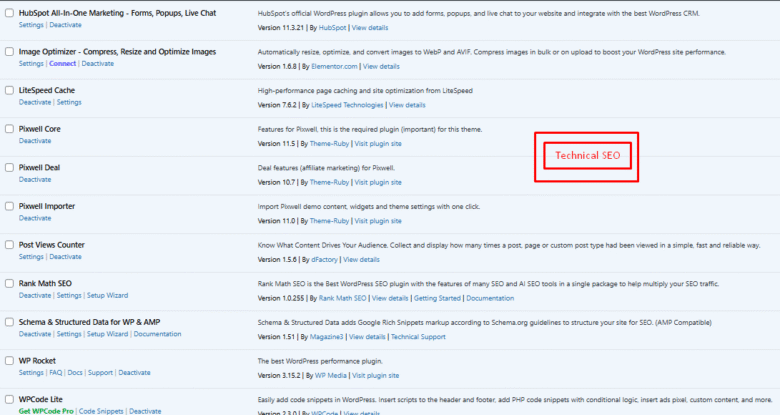 SEO Projects- Technical SEO