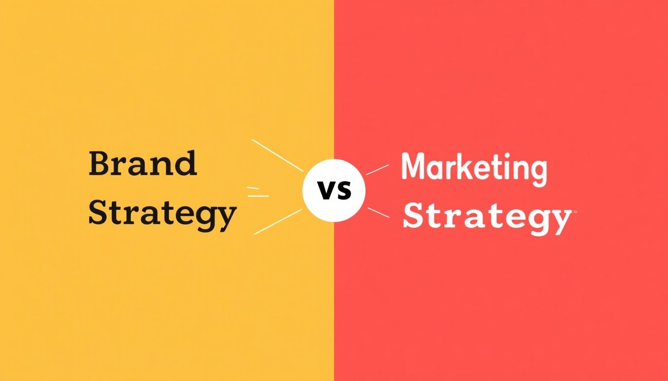 brand strategy vs marketing strategy